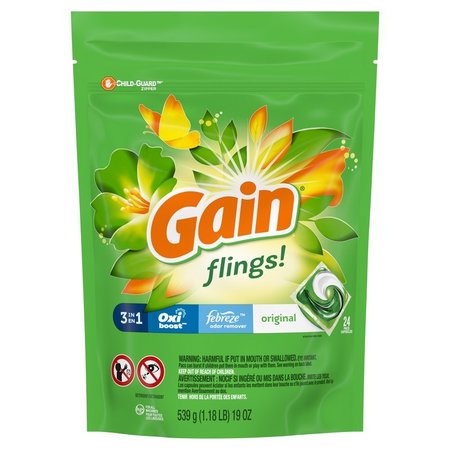 GAIN Laundry Detergent 24Pk 73494